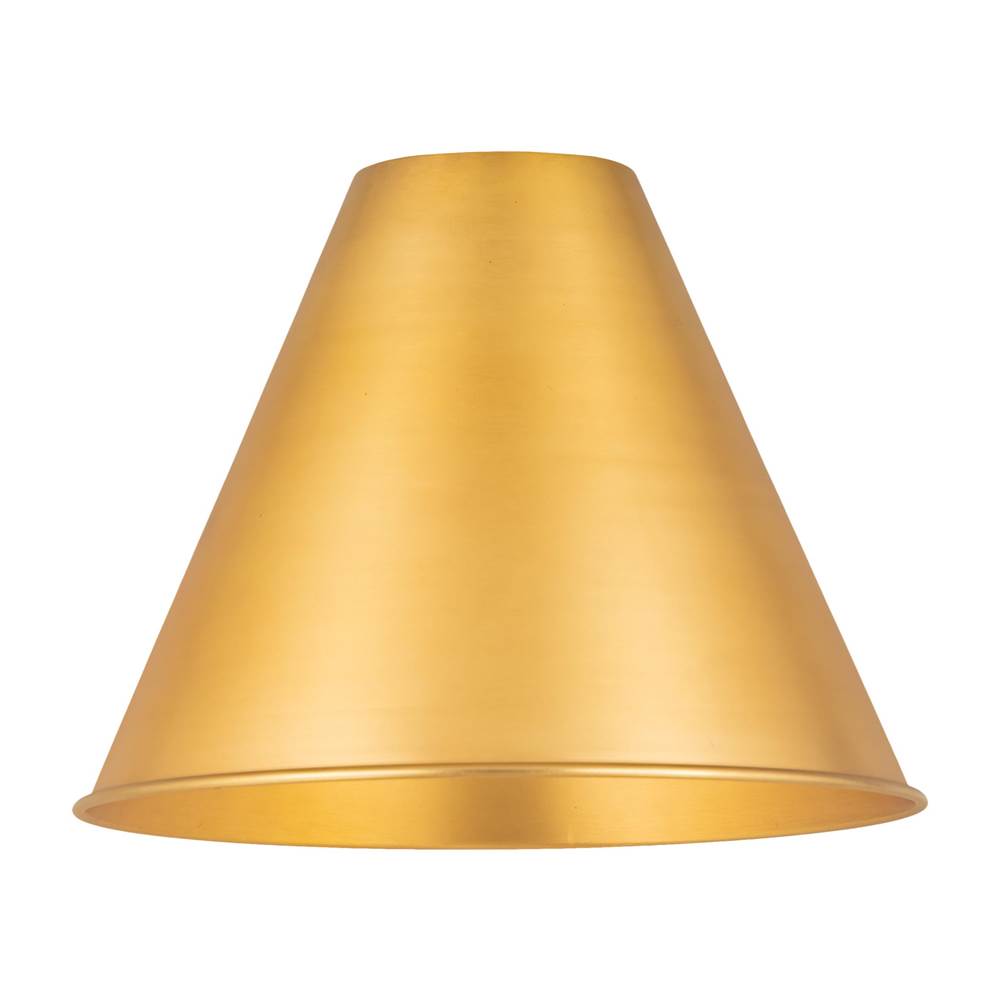 Innovations Ballston Cone Light 12 inch Satin Gold Metal Shade