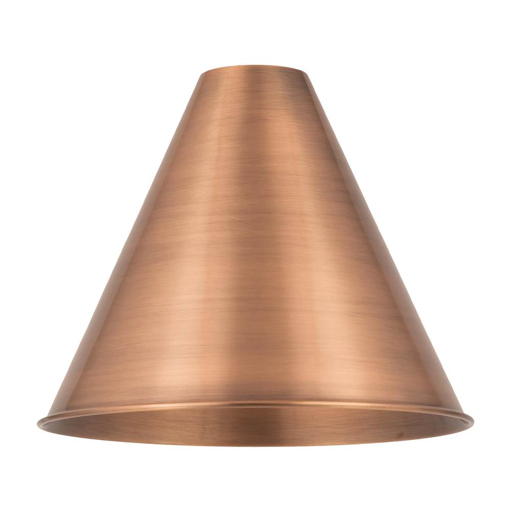 Innovations Ballston Cone Light 16 inch Antique Copper Metal Shade