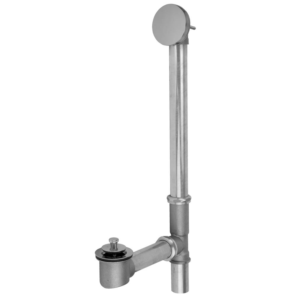 Jaclo Brass Tub Drain Bottom Outlet Lift & Turn with Faceplate (Round) Fully Polished & Plated Tub Waste