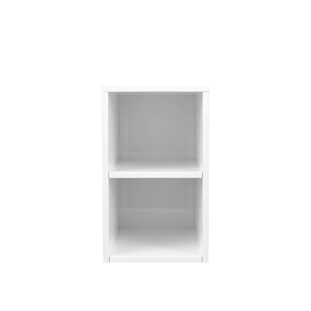 James Martin Vanities Milan 12'' Storage Cabinet (Short), Glossy White