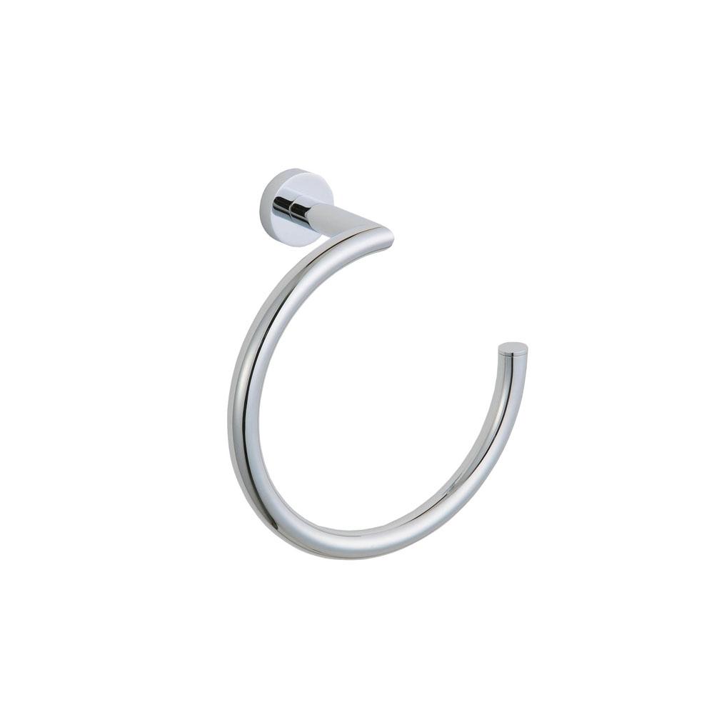 Kartners OSLO - Towel Ring (C-shaped)-Unlacquered Brass