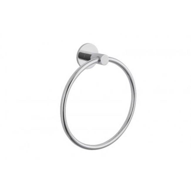 Kartners NICE - Round Towel Ring -Polished Nickel