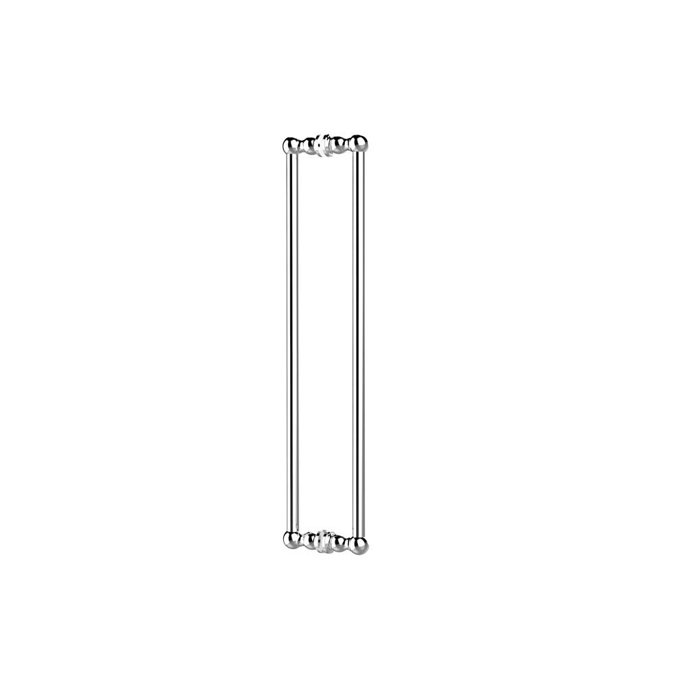 Kartners FLORENCE - 18-inch Double Shower Door Handle-Glossy White