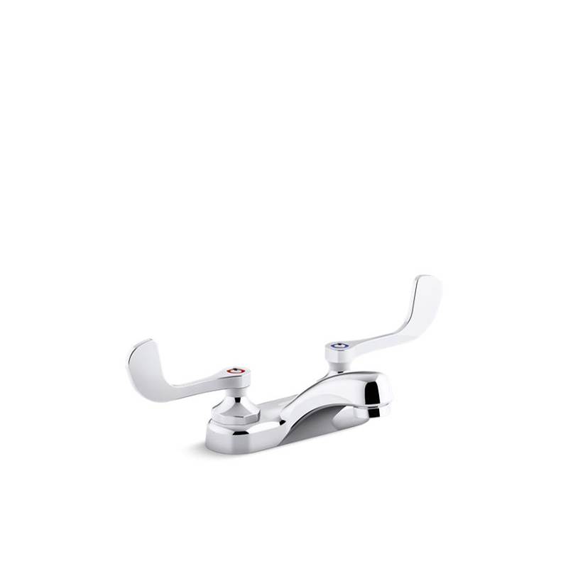 Kohler Triton® Bowe® 0.5 gpm centerset bathroom sink faucet with aerated flow and wristblade handles, drain not included