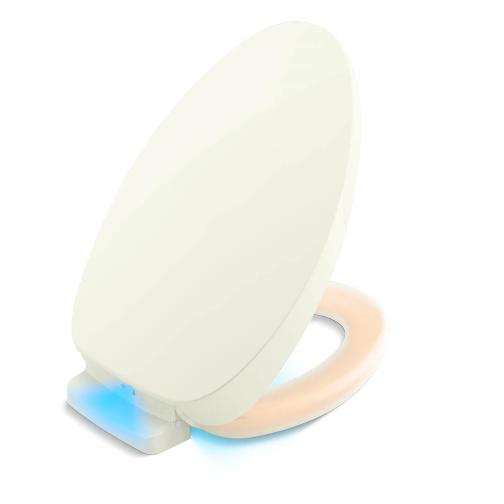 Kohler PureWarmth® Quiet-Close™ Heated elongated toilet seat with LED nightlight