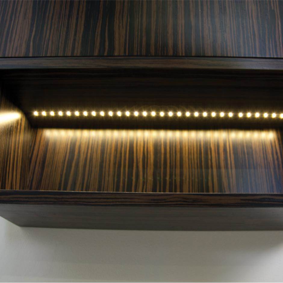 Lacava Add-on interior LED lighting, recessed installation with door sensor switch. Sold by length. Call for pricing and location.