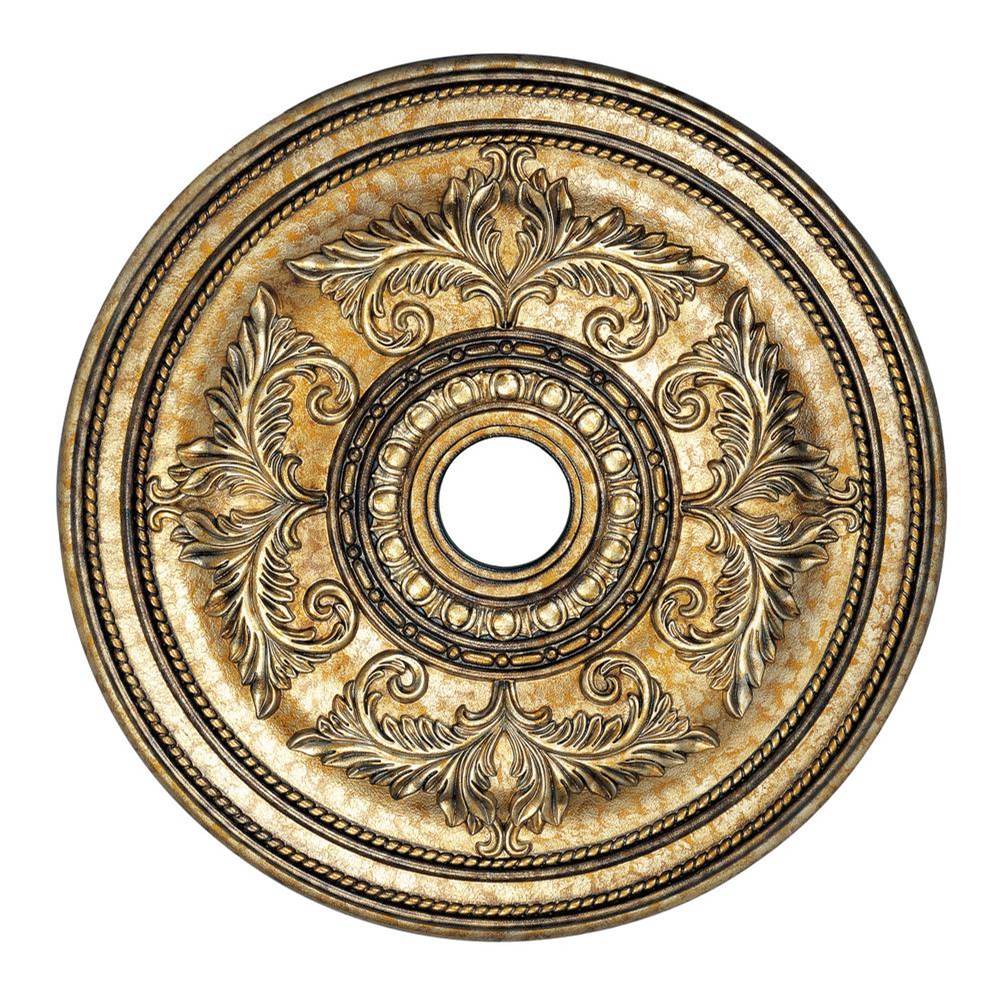 Livex Vintage Gold Leaf Ceiling Medallion