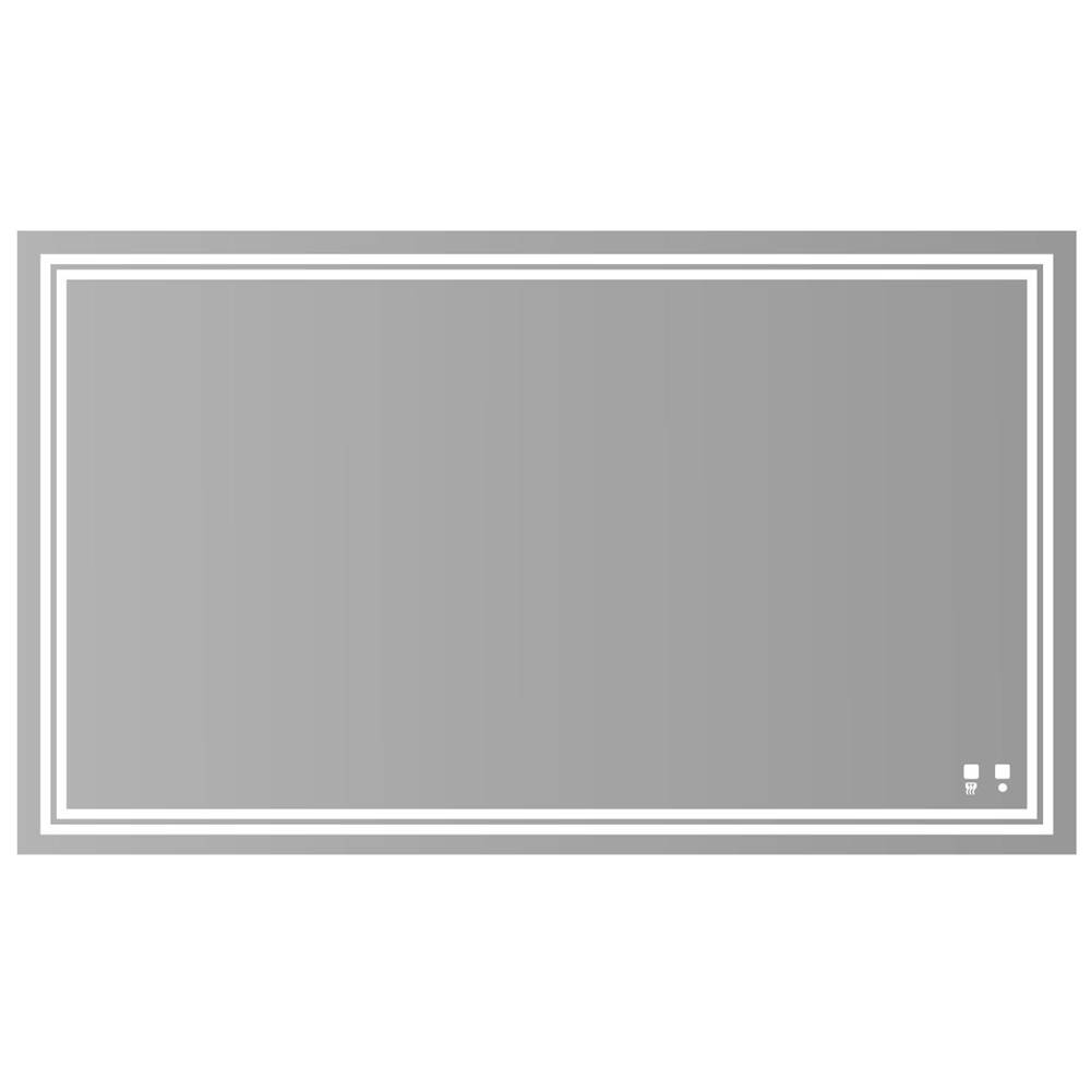 Madeli Zen Illuminated Slique Mirror, 72''X 42''. Lumentouch On/Off Dimmer, Switch.Defogger.Dual Installation