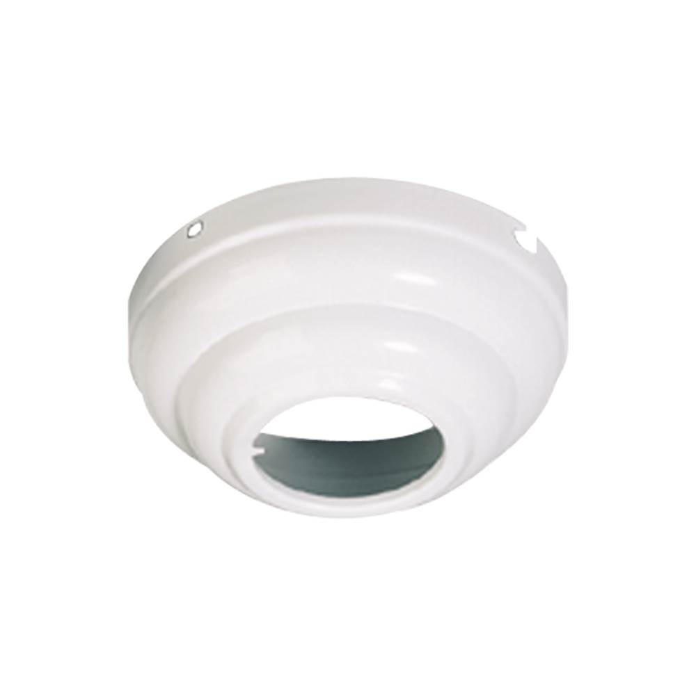 Visual Comfort Fan Collection Slope Ceiling Adapter, Matte White