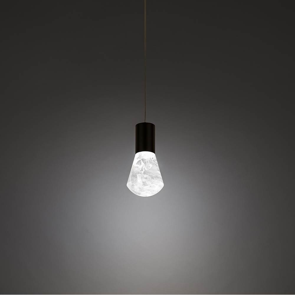 Modern Forms Plum 6'' LED Mini Pendant Light 3000K in Black