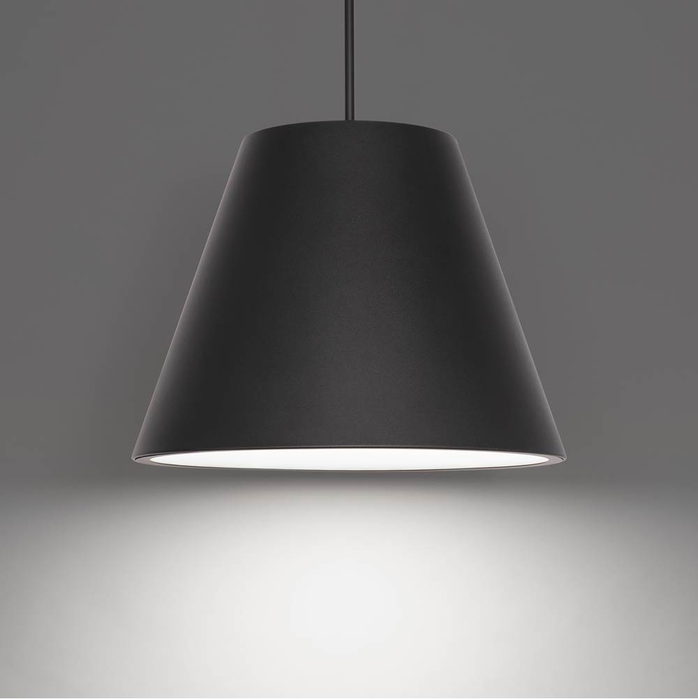 Modern Forms Myla 20'' LED Outdoor Pendant Light 3500K in Black