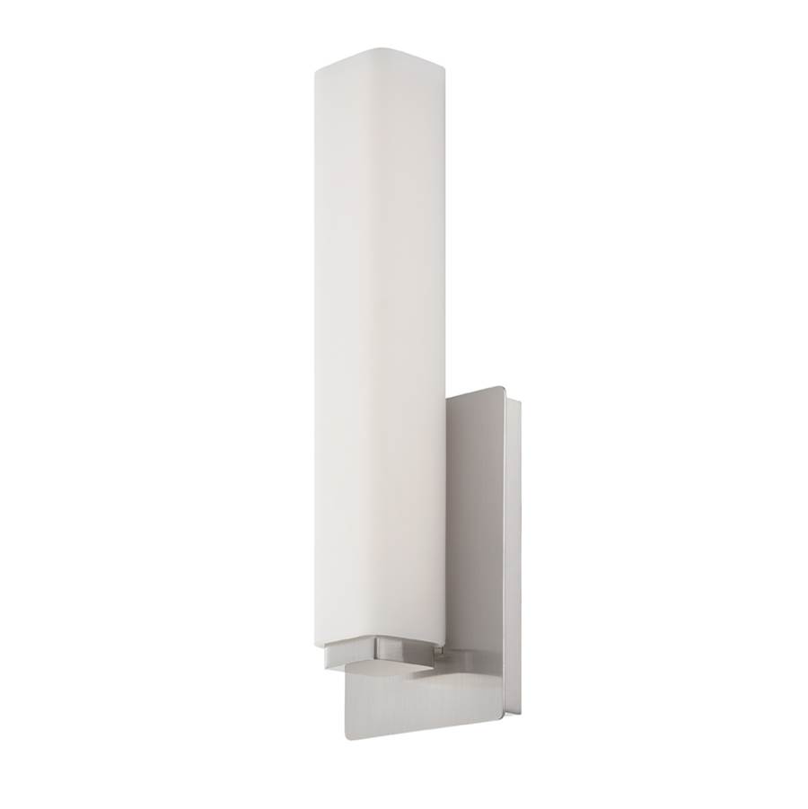 Modern Forms Vogue 15'' LED Wall and Bath Light 3000K in Brushed Nickel