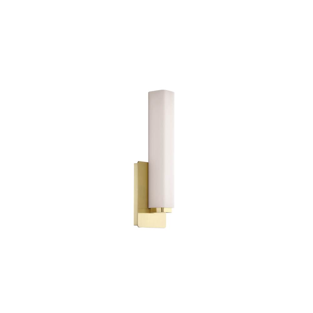 Modern Forms Vogue 15'' LED Wall and Bath Light 3000K in Brushed Brass