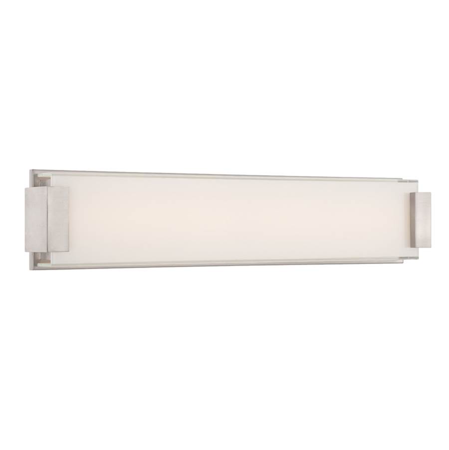 Modern Forms Polar 26'' LED Bath and Vanity Light 3000K in Brushed Nickel