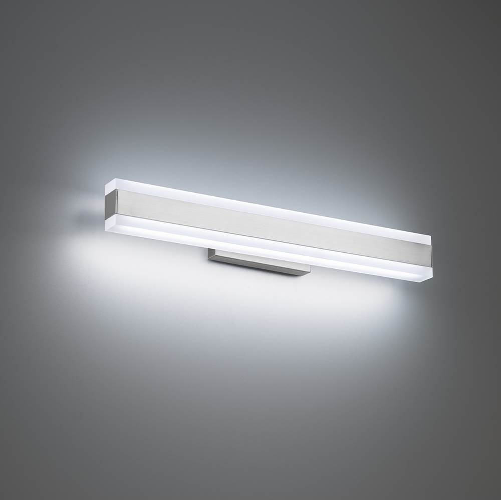Modern Forms Cinch 19'' LED Bath and Vanity Light 3000K in Brushed Nickel