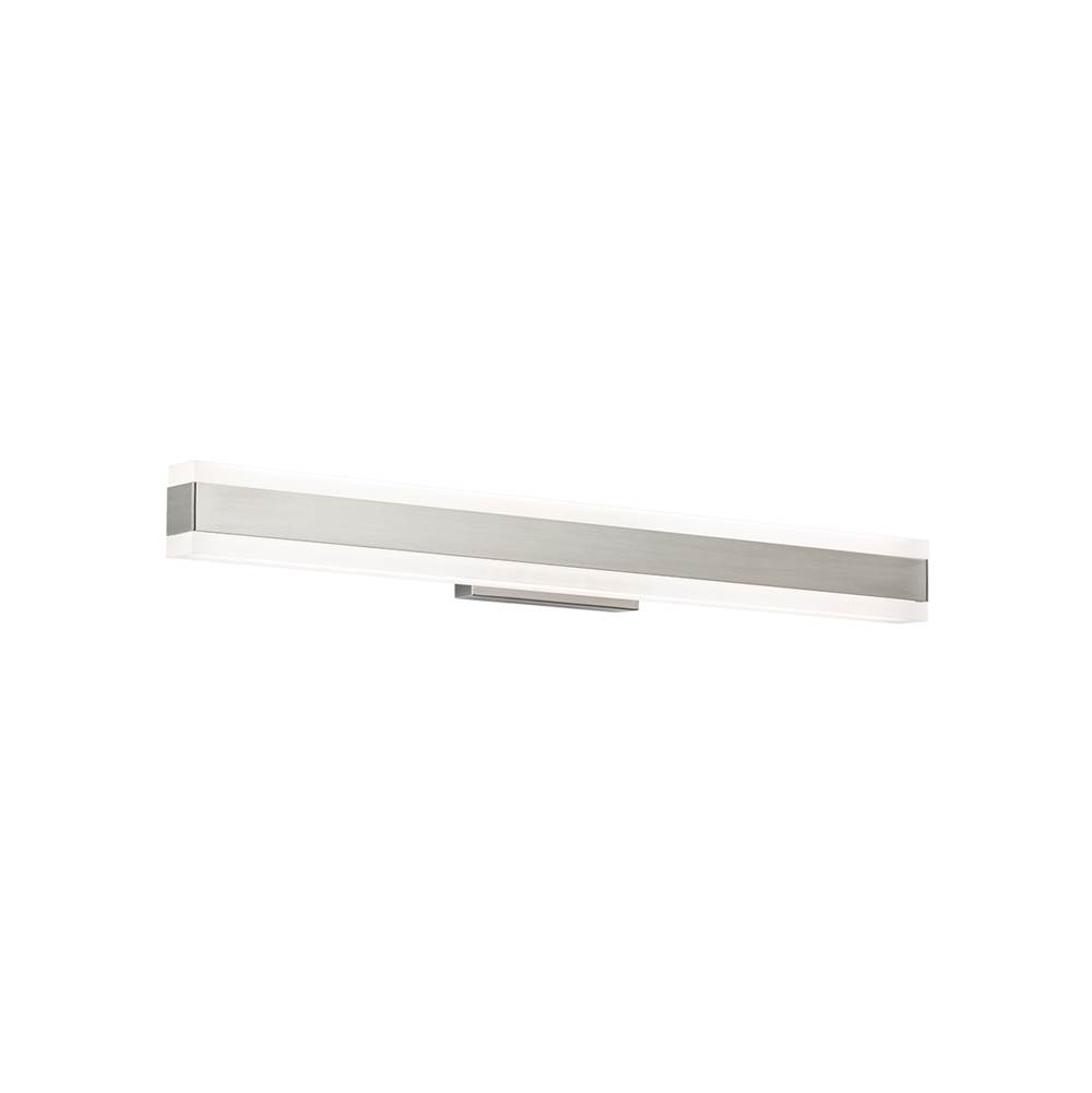 Modern Forms Cinch 25'' LED Bath and Vanity Light 3000K in Brushed Nickel