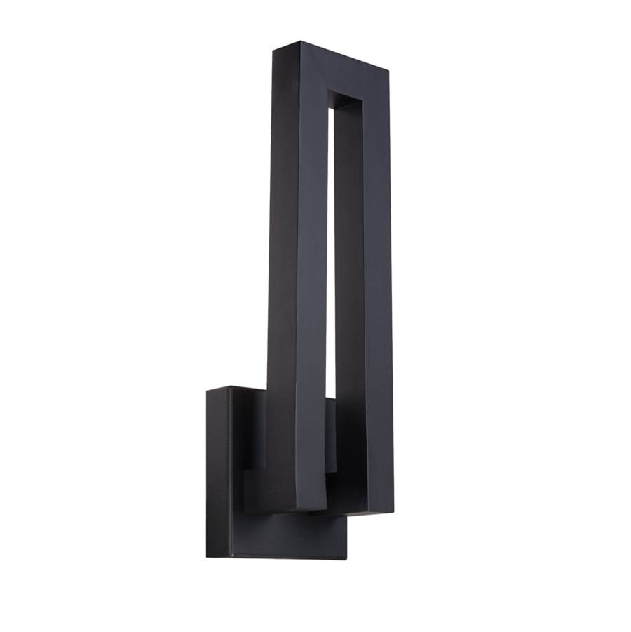 Modern Forms Forq 18'' LED Outdoor Wall Sconce Light 3000K in Black