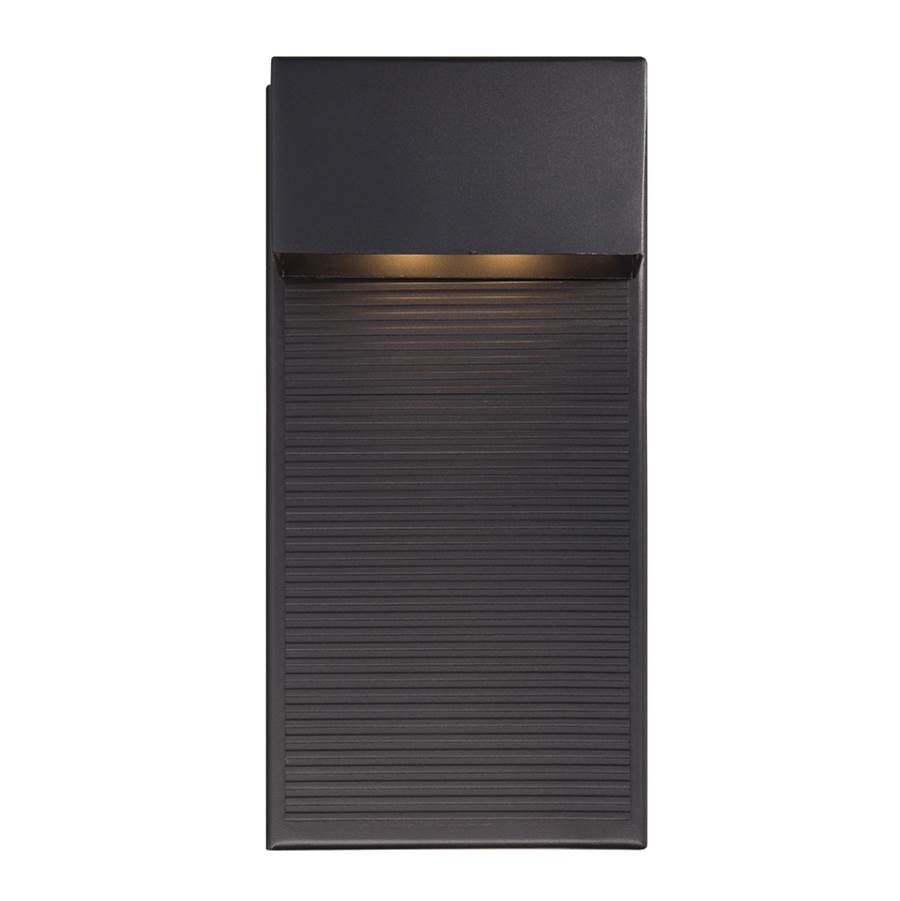 Modern Forms Hiline 12'' LED Outdoor Wall Sconce Light 3000K in Black