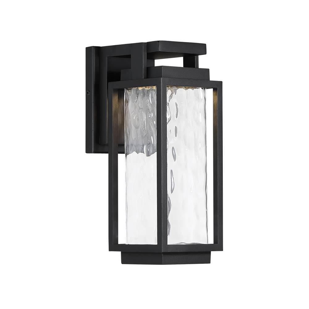 Modern Forms Two If By Sea 18'' LED Outdoor Wall Sconce Lantern Light 3000K in Black