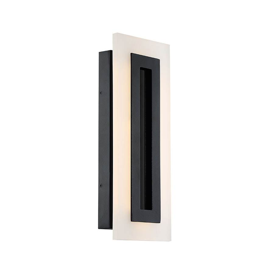 Modern Forms Shadow 17'' LED Outdoor Wall Sconce Light 3000K in Black