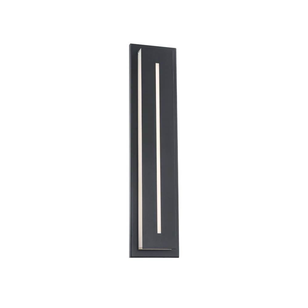 Modern Forms Midnight 26'' LED Outdoor Wall Sconce Light 3500K in Black