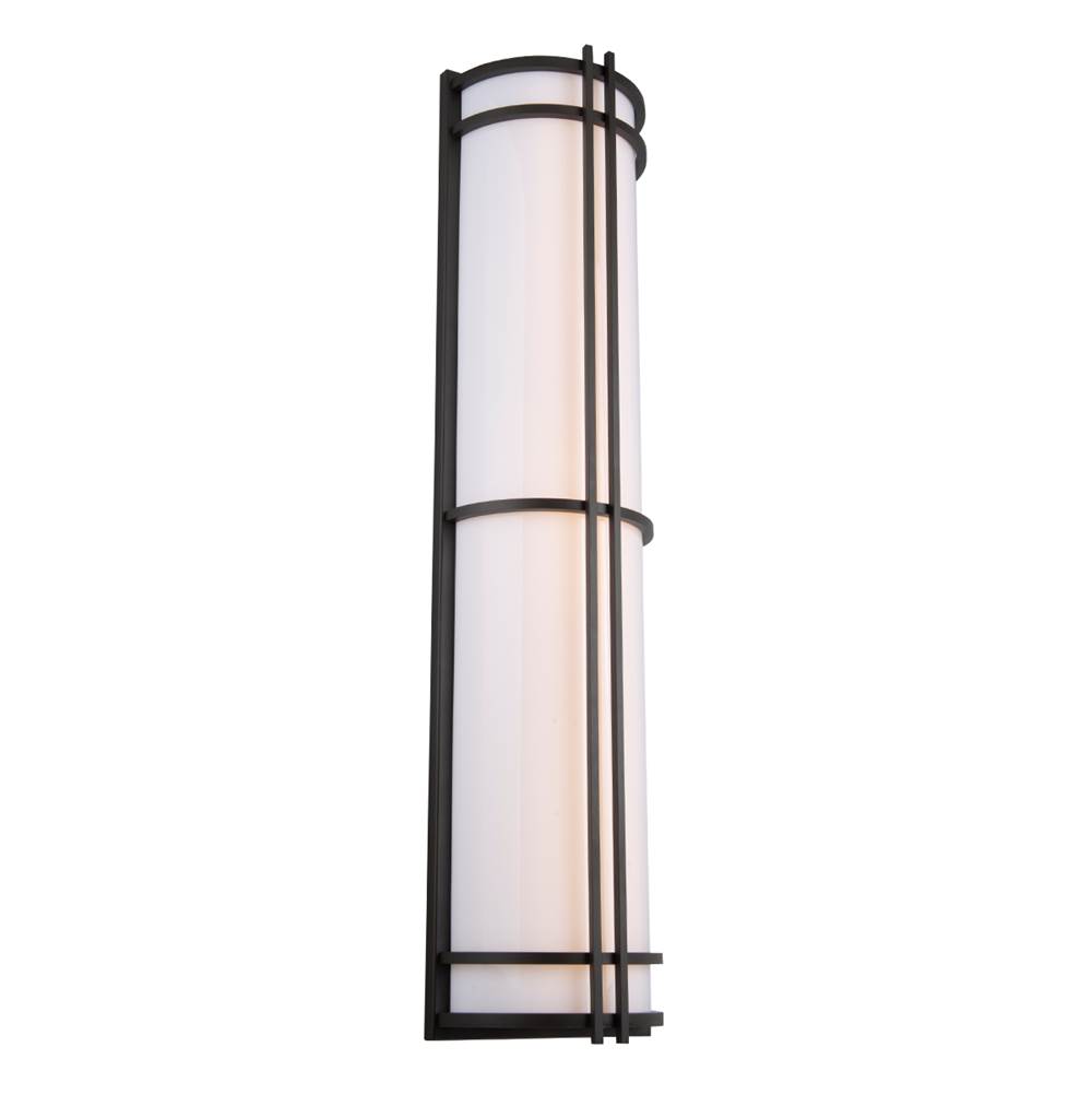 Modern Forms Skyscraper 37'' LED Outdoor Wall Sconce Light 3000K in Bronze
