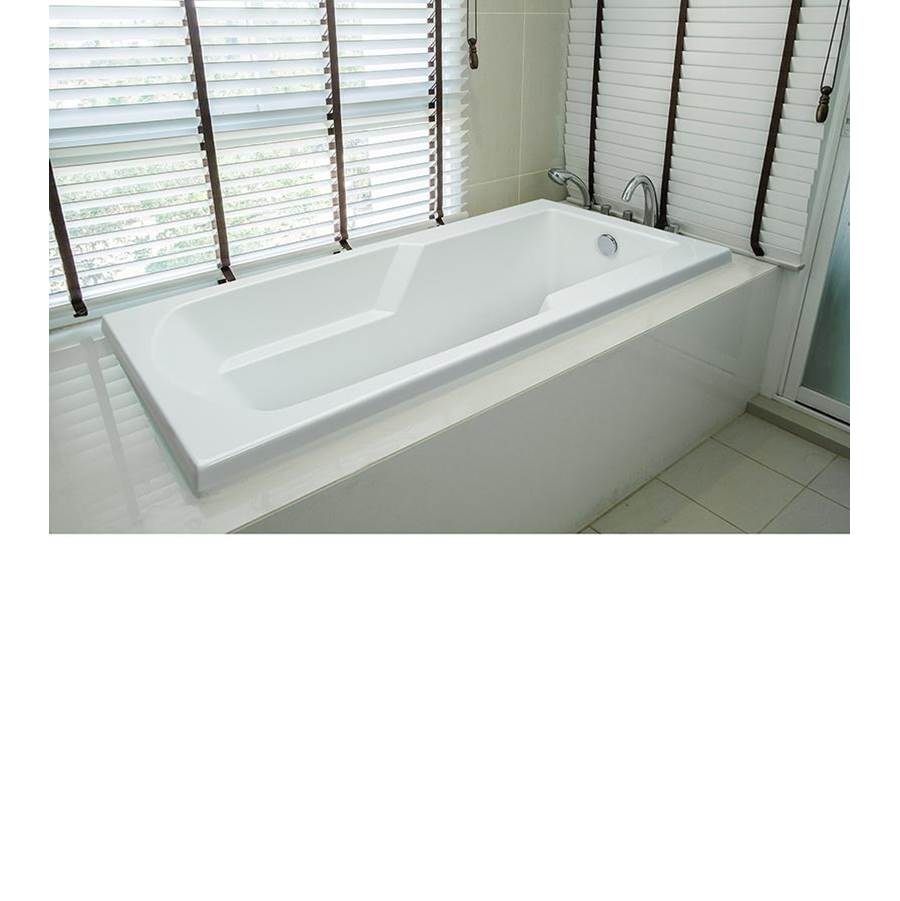 MTI Basics 66X30 White Whirlpool Tub-Basics