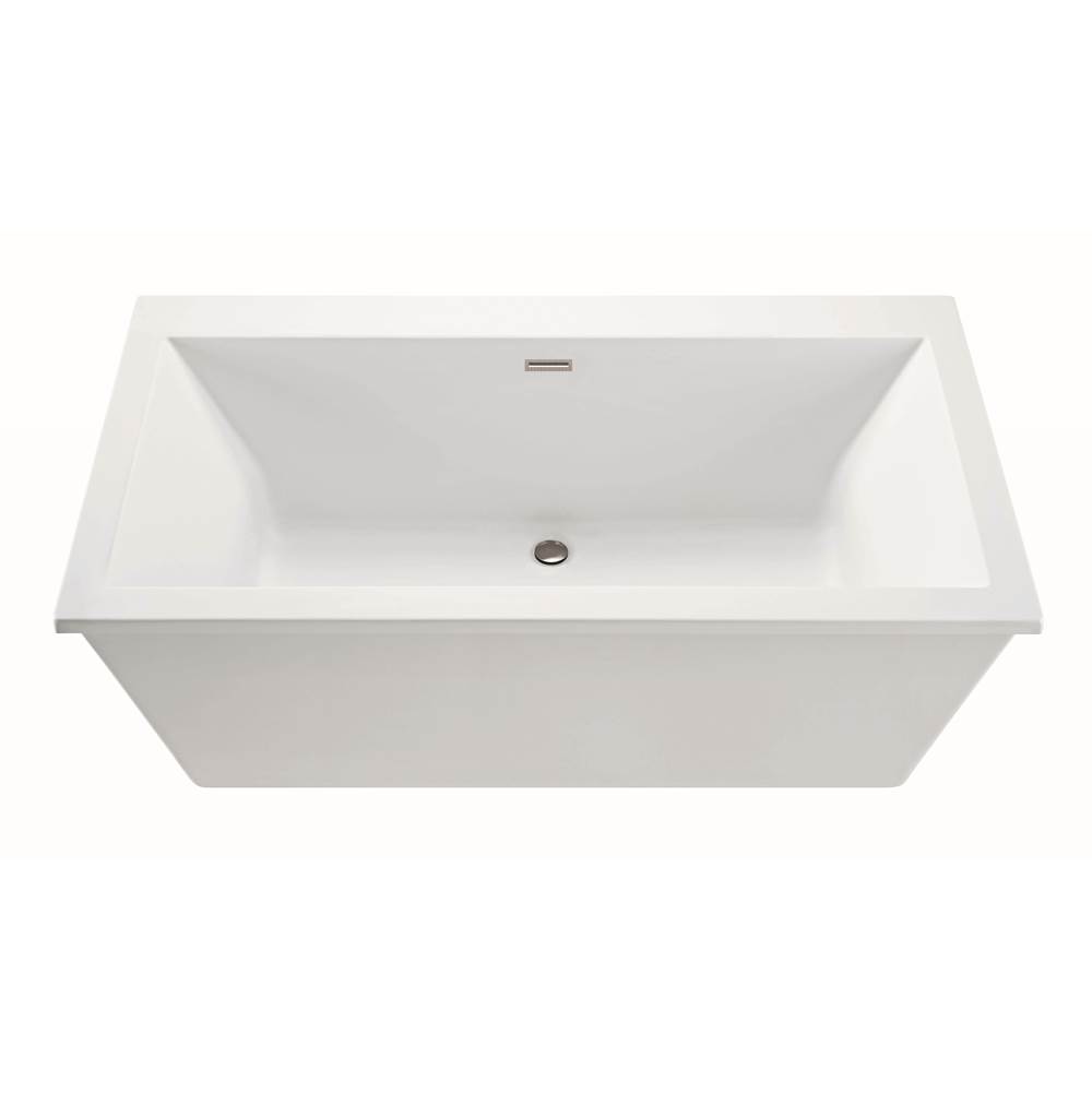 MTI Baths Kahlo 4 Dolomatte Freestanding Faucet Deck Soaker - White (66X36)