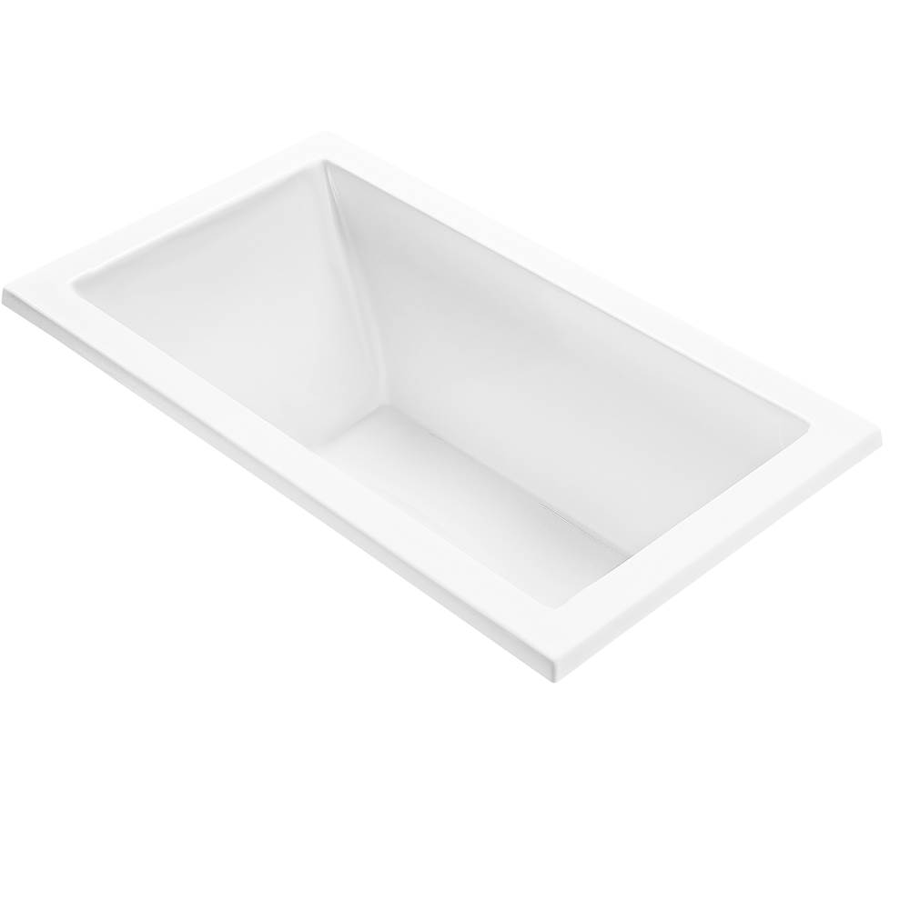 MTI Baths Andrea 19 Acrylic Cxl Drop In Air Bath Elite/Microbubbles - White (54X32)