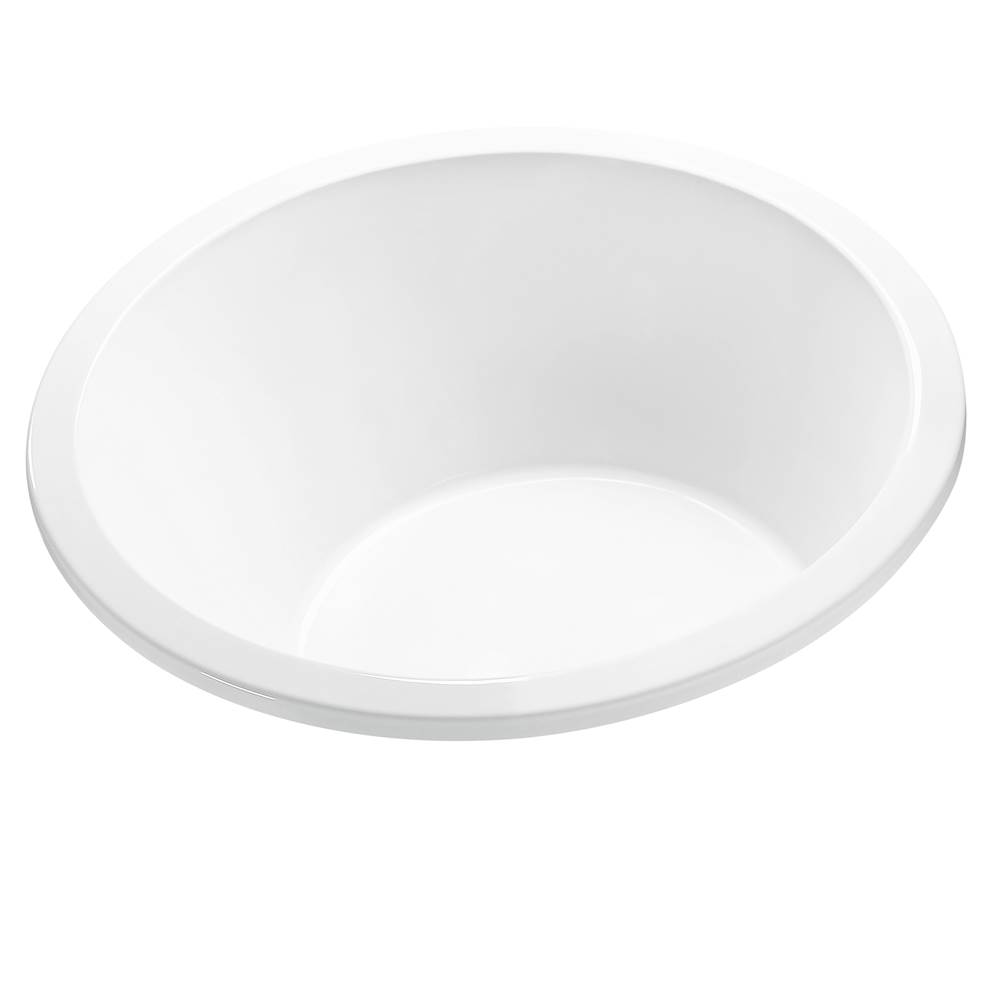 MTI Baths Jasmine 1 Acrylic Cxl Drop In Round Air Bath/Whirlpool - White (65.5X65.5)