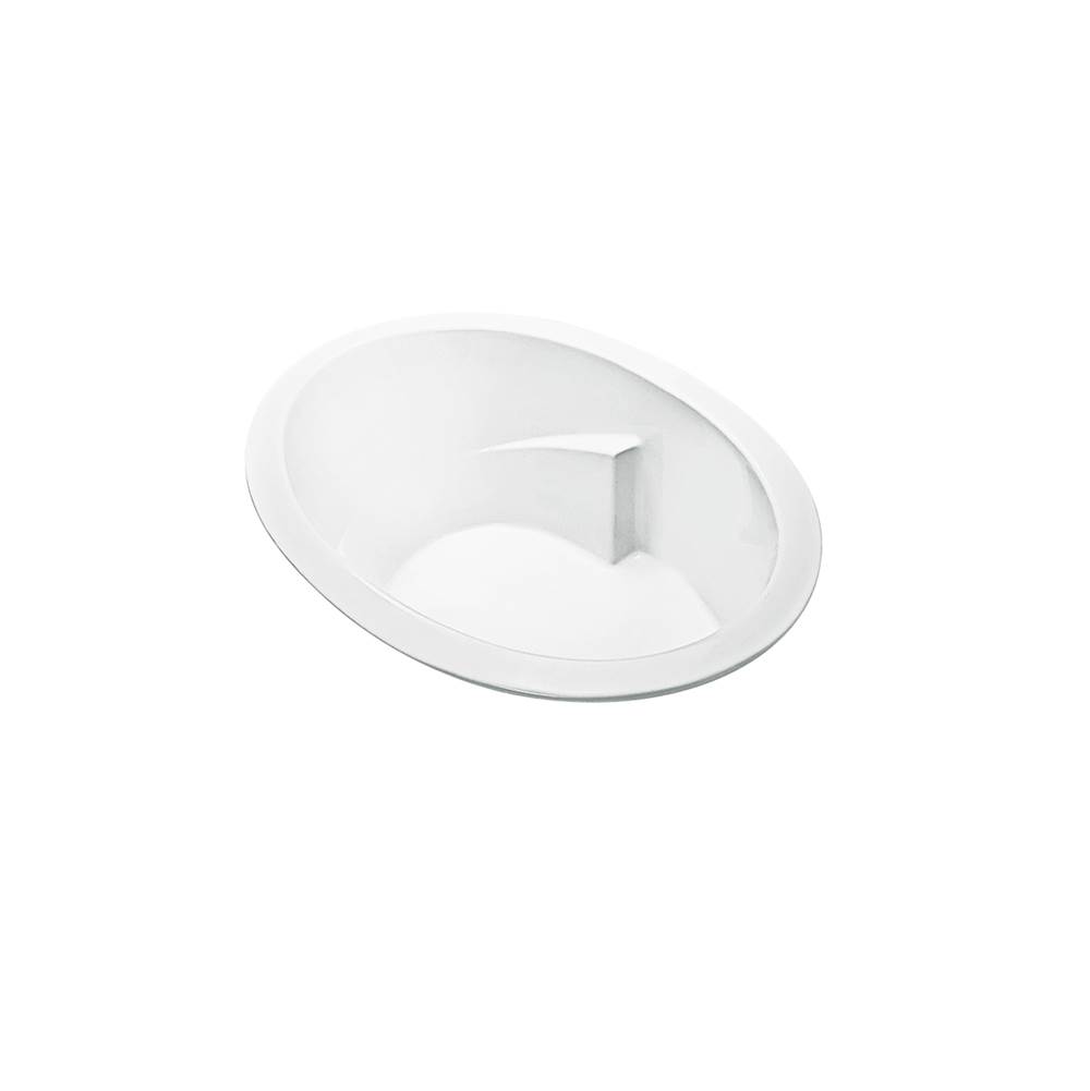 MTI Baths Adena 6 Acrylic Cxl Oval Drop In Air Bath Elite/Ultra Whirlpool - White (63X41.25)