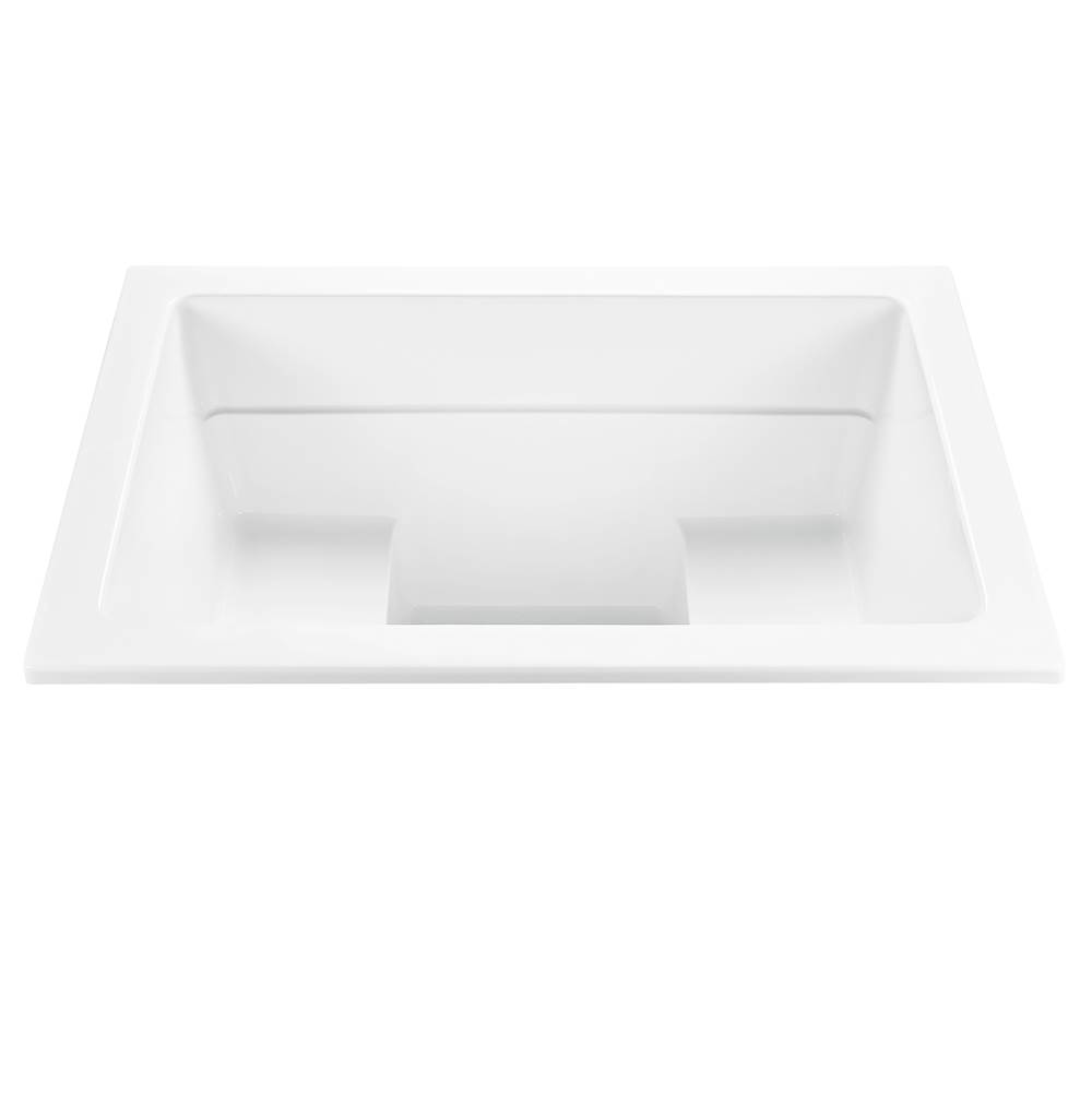 MTI Baths Yubune Acrylic Cxl Drop In Air Bath Elite/Microbubbles - White (65.75X42)