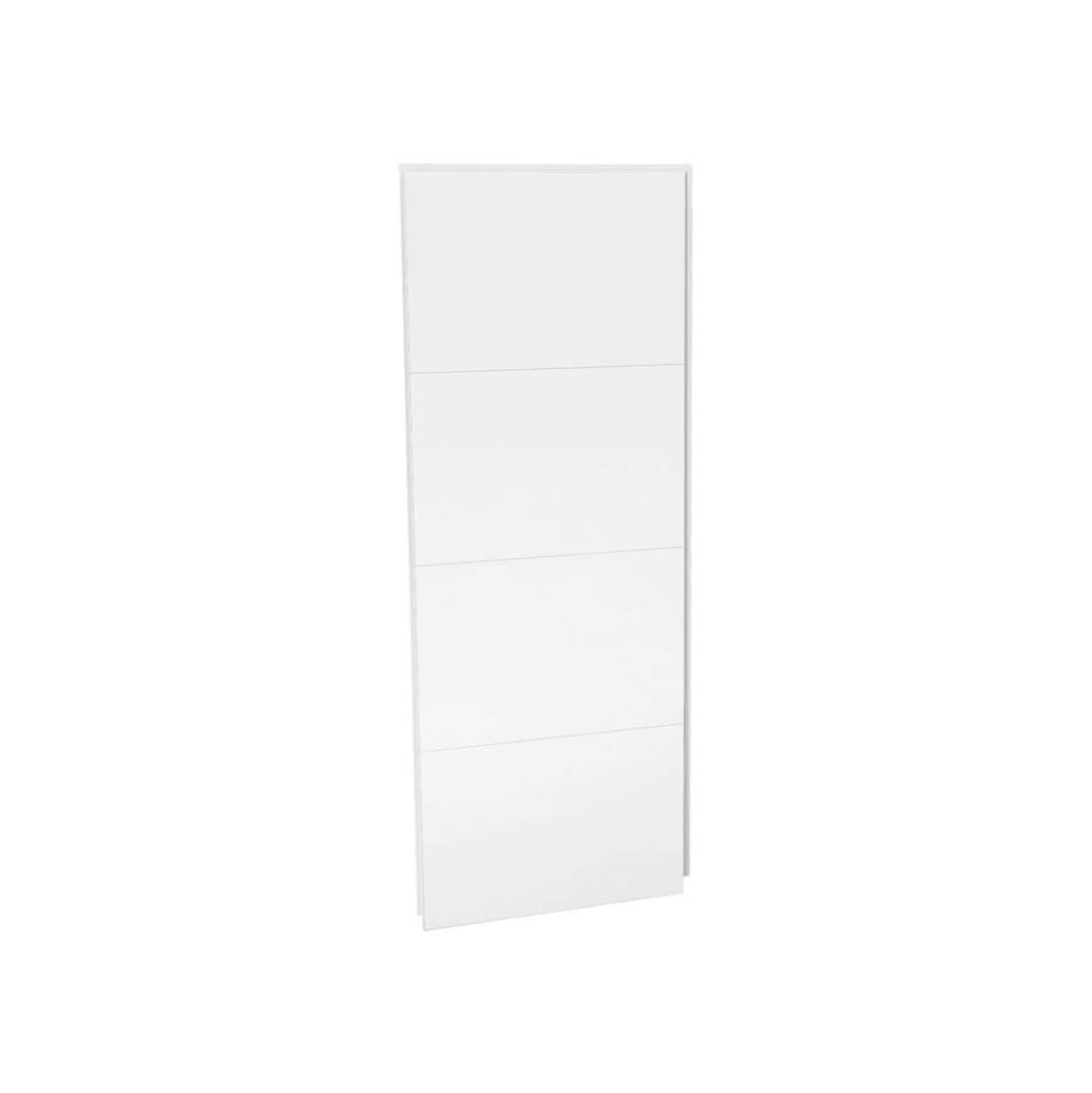Maax Utile 36 in. Composite Direct-to-Stud Side Wall in Erosion Bora white