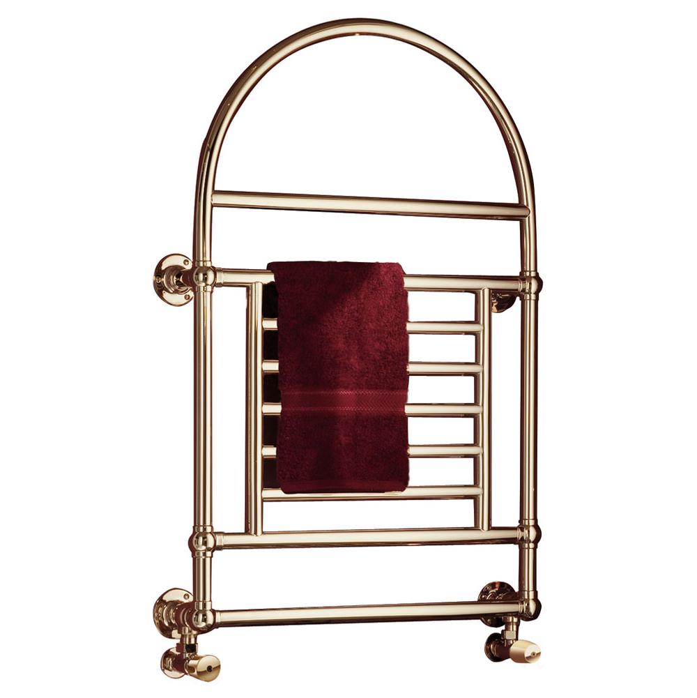 Myson B29 Regal BrassHydronic 43''H x 28''W  Valves not incl. ''Special Order Item''..This towel warmer is...