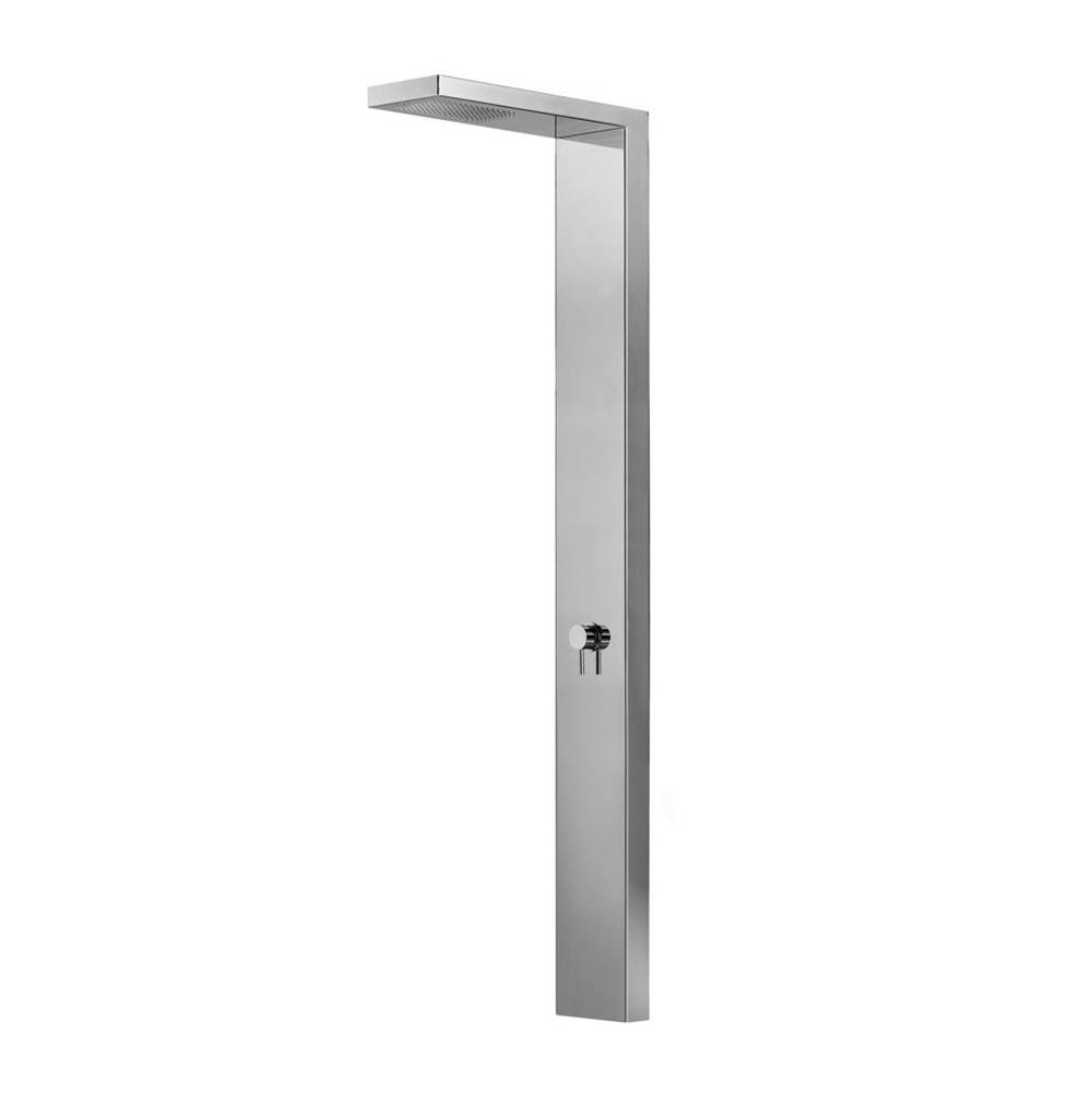 Outdoor Shower ''In & Out'' Wall Mount Single Supply Shower Panel - Concealed Shower Head