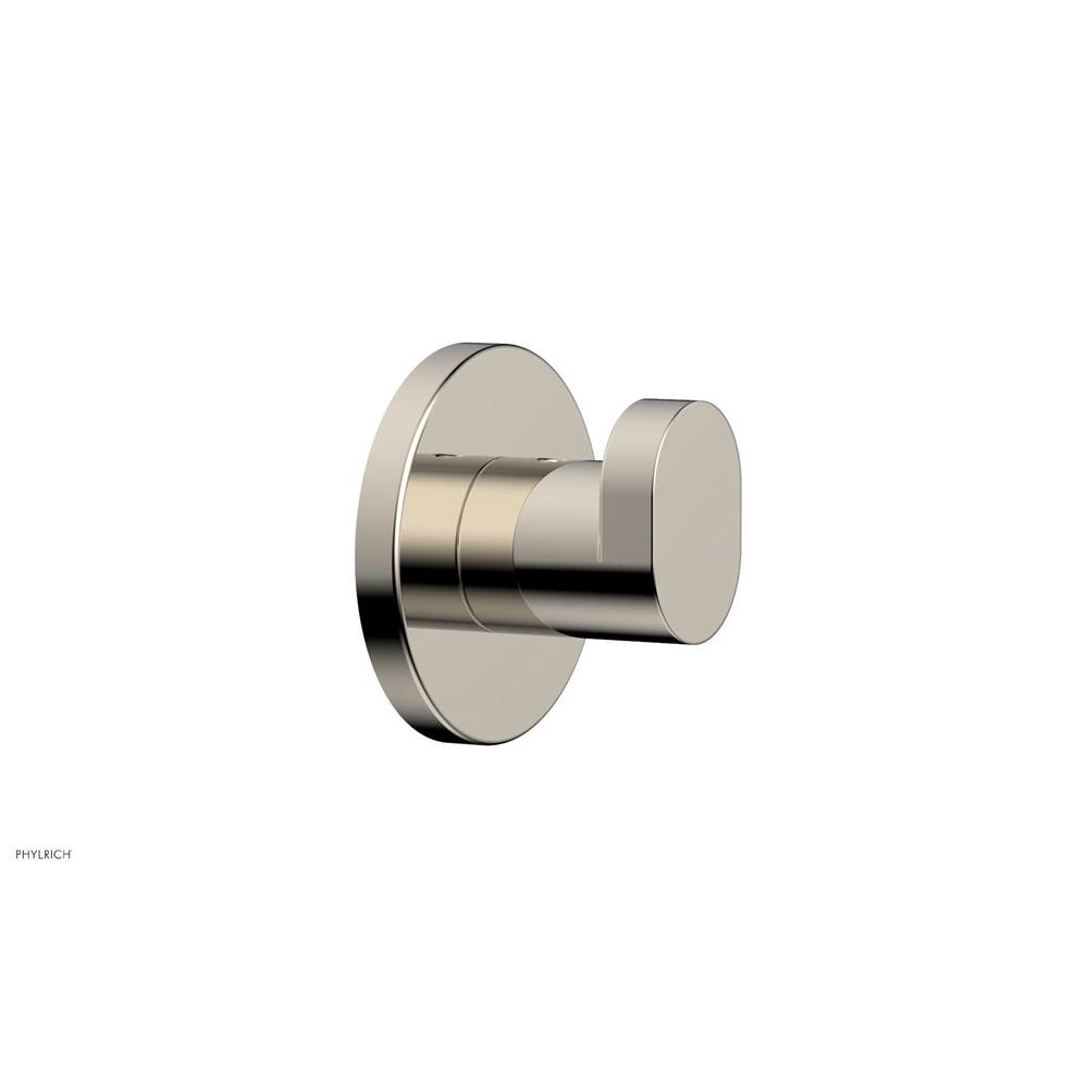 Phylrich ROND Robe Hook in Polished Nickel