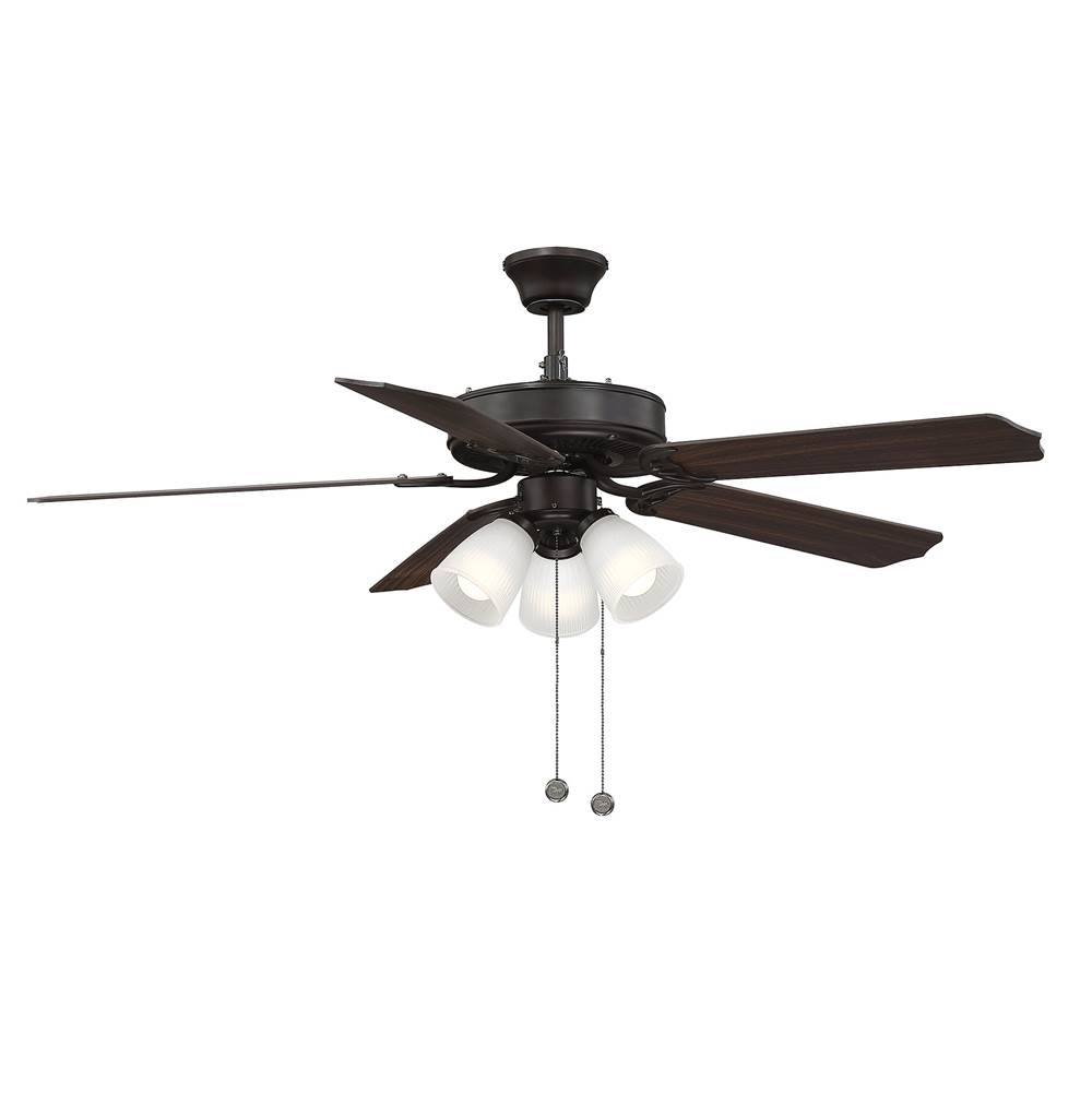 Savoy House First Value 52'' 3-Light Ceiling Fan in English Bronze