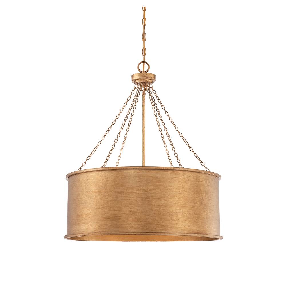 Savoy House Rochester 6-Light Pendant in Gold Patina