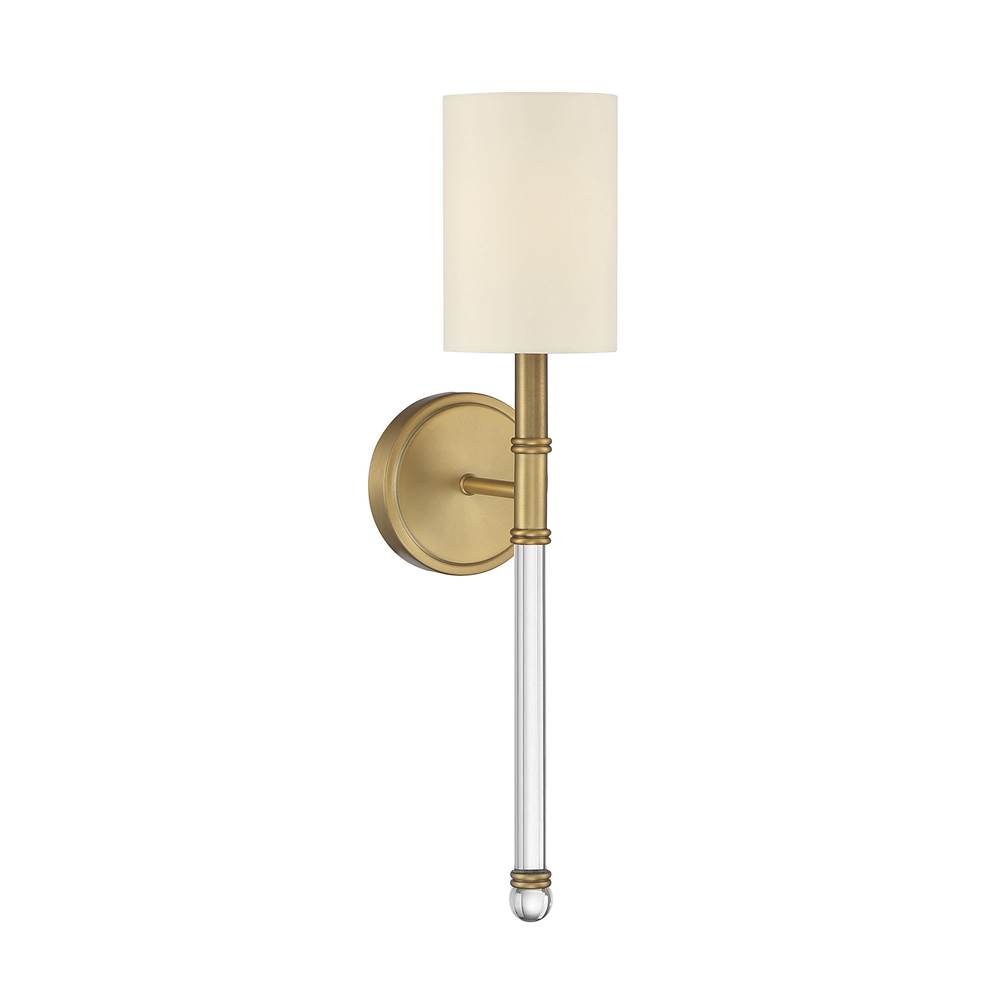 Savoy House Fremont 1-Light Wall Sconce in Warm Brass