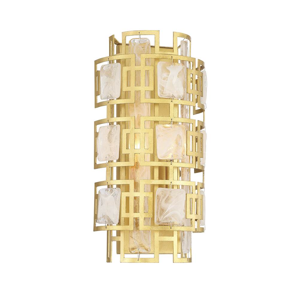 Savoy House Portia 2-Light Wall Sconce in True Gold