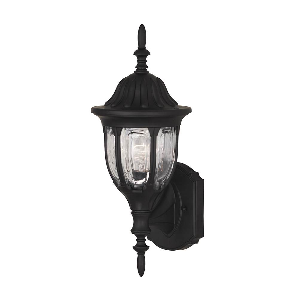 Savoy House 1-Light Outdoor Wall Lantern in Black