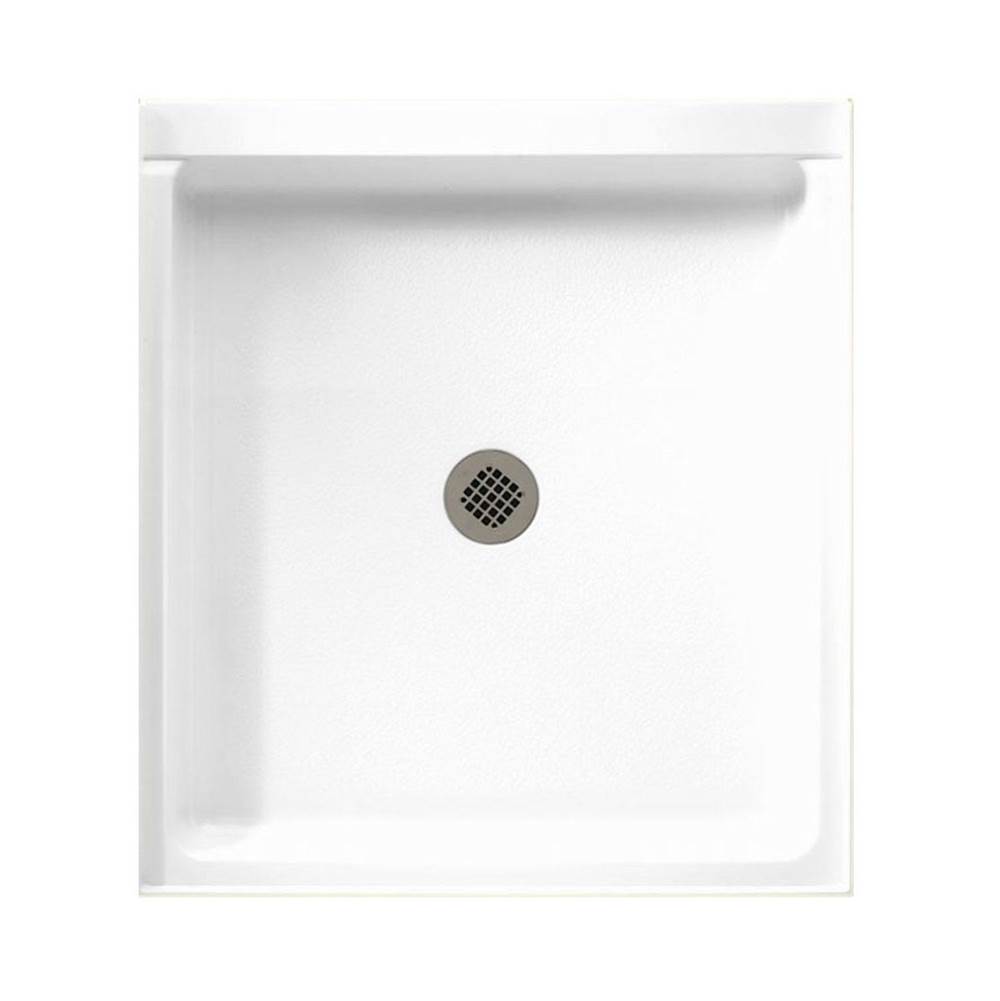 Swan SS-4236 42 x 36 Swanstone Alcove Shower Pan with Center Drain in Bisque