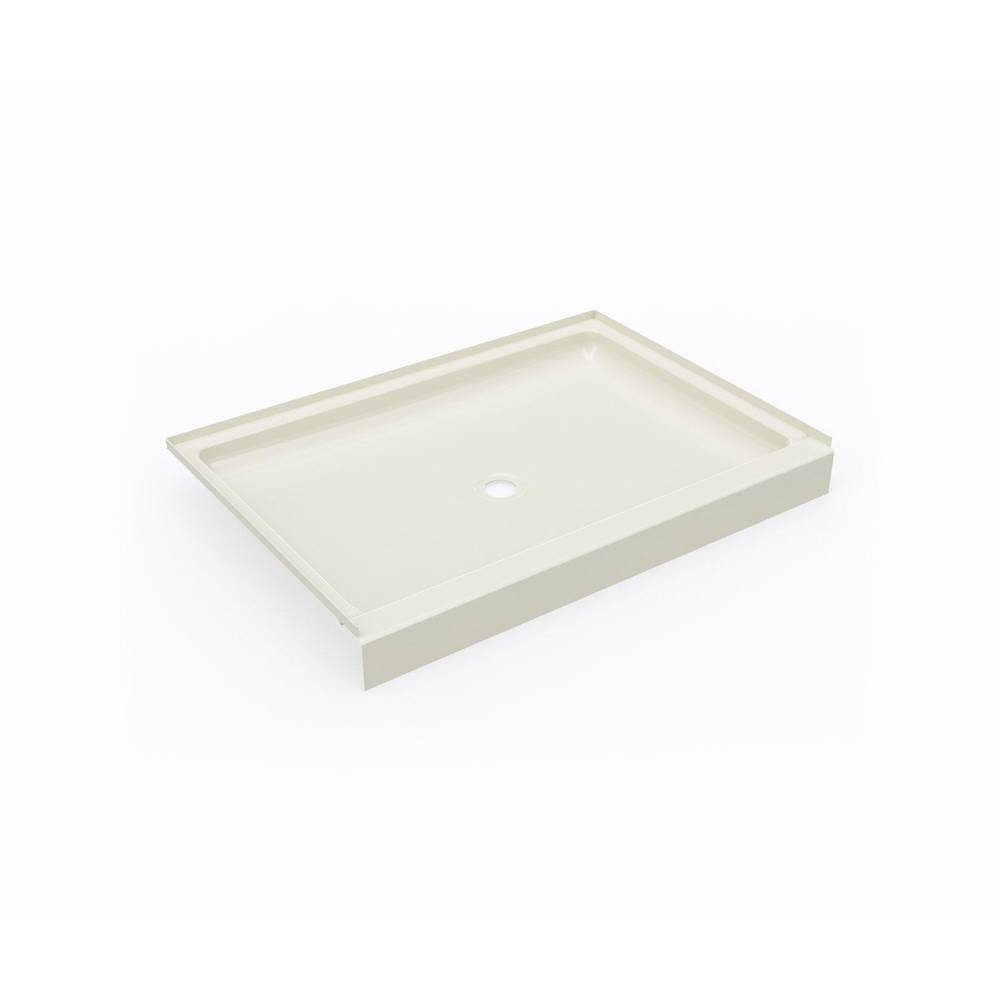 Swan SS-3448 34 x 48 Swanstone® Alcove Shower Pan with Center Drain in Bone