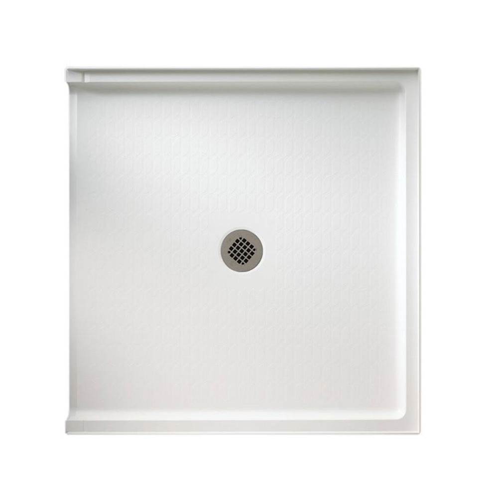 Swan STS-3738 37 x 38 Swanstone Alcove Shower Pan with Center Drain Clay