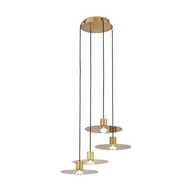 Visual Comfort Modern Collection Eaves 4 Light Chandelier