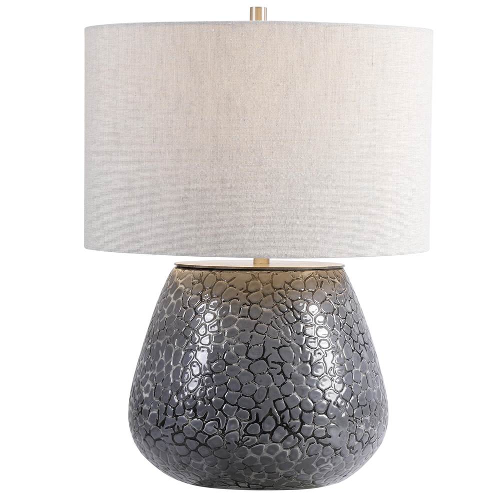 Uttermost Uttermost Pebbles Metallic Gray Table Lamp