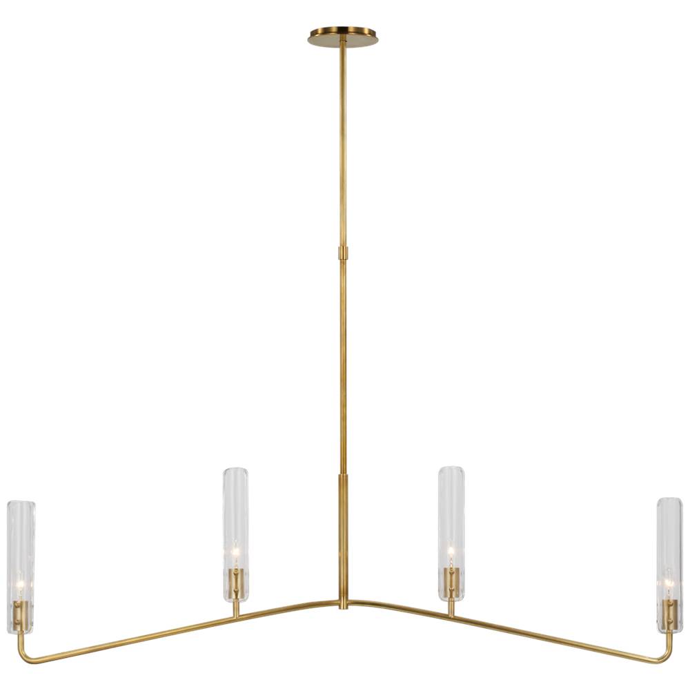 Visual Comfort Signature Collection Casoria Large Linear Chandelier