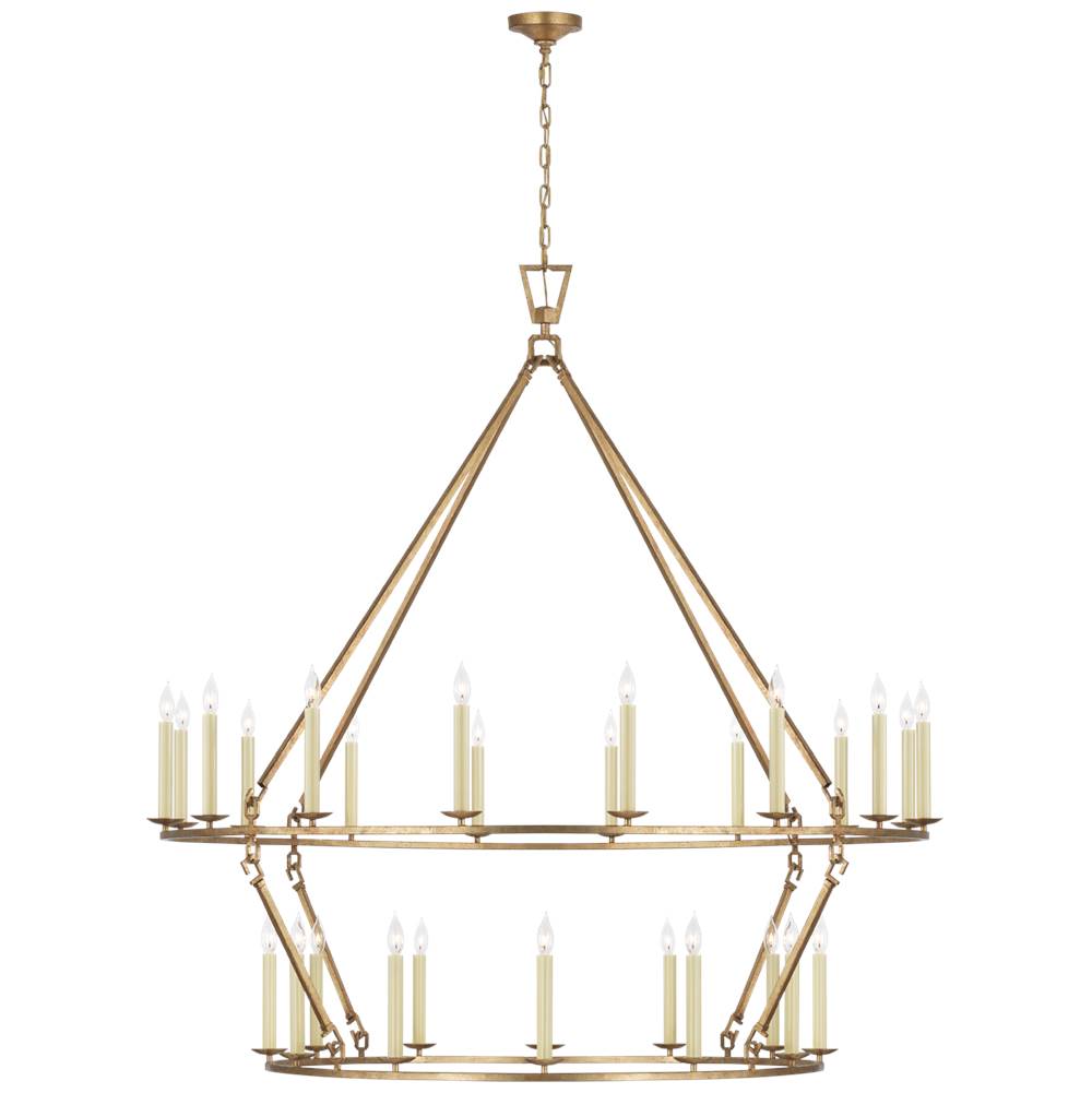 Visual Comfort Signature Collection Darlana Oversized Two Tier Chandelier