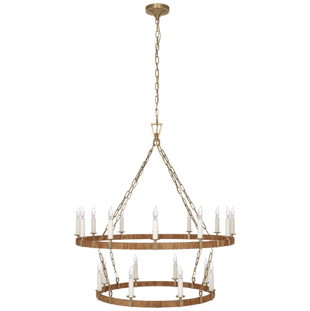Visual Comfort Signature Collection Darlana Large Two Tier Chandelier