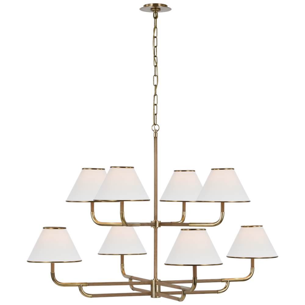 Visual Comfort Signature Collection Rigby Grande Two-Tier Chandelier